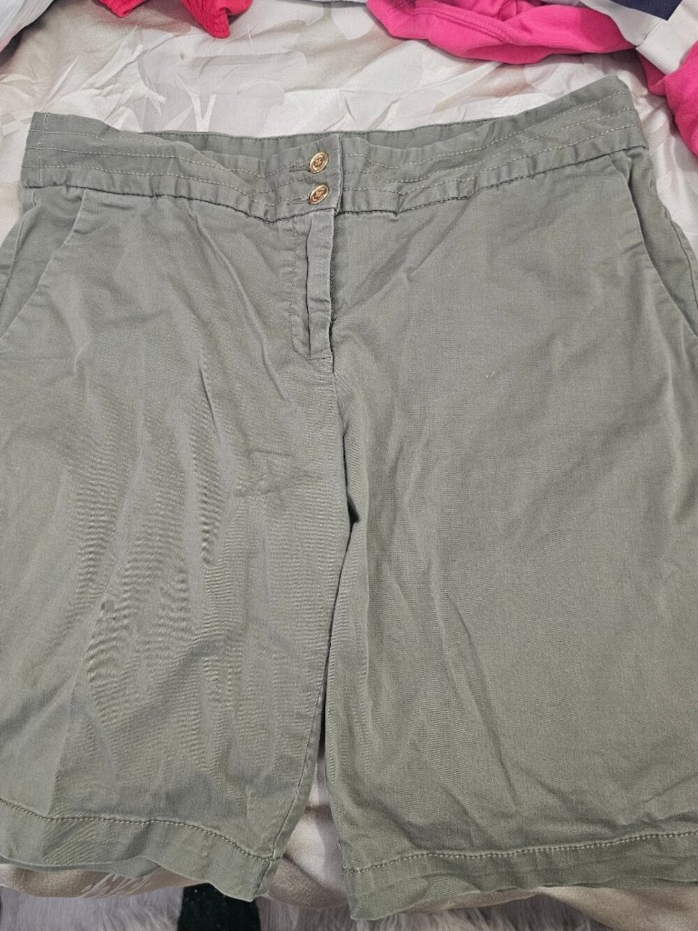 Michael Kors Green Khaki Shorts